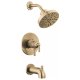 Saylor Two Handle Multi Function Bathtub & Shower Faucet in Brilliance Champagne Bronze (Trim Only)