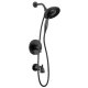 Saylor Two Handle Multi Function Bathtub & Shower Faucet in Matte Black (Trim Only)