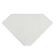 Safety Soft Seating & Flooring Hexagonal Seat, Off White