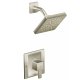 90 Degree One Handle Single Function Shower Faucet in Brushed Nickel (Trim Only) 2.5 GPM