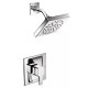 90 Degree One Handle Single Function Shower Faucet in Chrome (Trim Only) 2.5 GPM