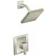 90 Degree One Handle Single Function Shower Faucet in Brushed Nickel (Trim Only) 1.75 GPM