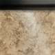 Shower Panel Replacement S Curve 30 X 68 1/4 inch Clear Glass, Matte Black