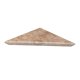 Single Tier Corner Shelf River Rock