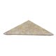 Single Tier Corner Shelf Sandalwood