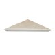 Single Tier Corner Shelf Travertine