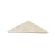 Single Tier Corner Shelf White Travertine