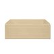 Linear Whirlpool Bathtub 60 x 32x 19, Right-Hand Drain, Sandbar