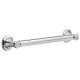 18 Inch Traditional Decorative ADA Grab Bar, Chrome