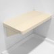 Biscuit LH Bench Shower Seat, Bracket & Supertach