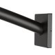 Moen Triva 59 inch Wall Mount Curved Shower Rod in Matte Black