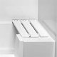 Tub Bench White, 15 In Deep X 28 In Wide, Weight Capacity 250 Lbs