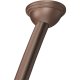 Curved Round Shower Rod 6 Ft, Adjustable, Oil Rubbed Bronze