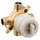 Moen M-Core 4 Port Pressure Balanced 1/2 inch CC and IPS Tub and Shower Valve (No Stops)